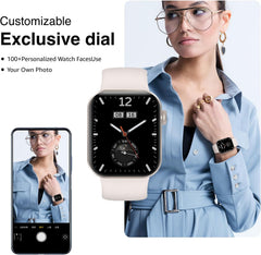 Smart Watch for Women Men Answer/Make Call, 1.85" Touchscreen Fitness Tracker with Heart Rate Blood Pressure Sleep Monitor, 140+ Sport Modes Smartwatch, IP68 Waterproof Fitness Watch for Android Ios