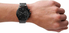 Watch for Men, Quartz 3 Sub Dial Chronograph Movement and 43Mm Case Size with Stainless Steel Strap