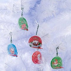 - 50 Mini Christmas Pinball Toy Games, 6Cm - Assorted Festive Designs for Kids, Christmas Crackers, Stocking Party Gift Bag Fillers and Favours