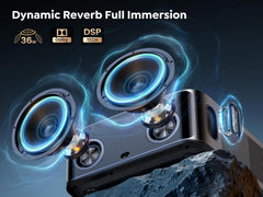 X9 4K Smart Home Projector, 1600 ANSI High Brightness, Compatible with Netflix, 2 * 18W Surroun Dolby Audio, ARC, FHD 1080P HDR10, Auto Focus, Keystone, Wifi 6 Bluetooth Home Cinema Projector
