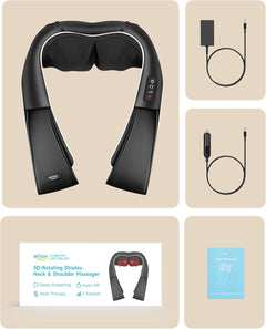 Neck and Shoulder Massager with Heat - Ultimate Pain Relief for Home, Office, and Car - Perfect Christmas and Birthday Gift for Everyone!