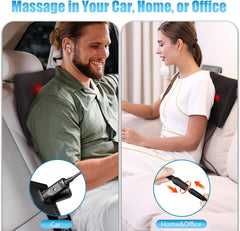 Ultimate Shiatsu Back Massager with Heat - Deep Tissue Relief for Neck, Shoulders, and More - Perfect Relaxation Gift for Everyone!