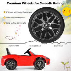 12V Electric Kids Ride on Car for 3+ Years Old Boys Girls