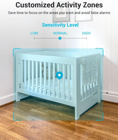 Pet Camera 2K, Indoor Cameras, Dog Camera, 360° Home Security Cameras, Color Night Vision, Motion Tracking, 2-Way Talk, Cloud&Sd, APP Control, Works with Alexa