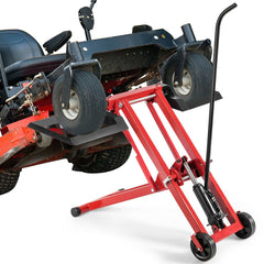 Lawn Mower Lift Jack with Wheels for Garden Tractors